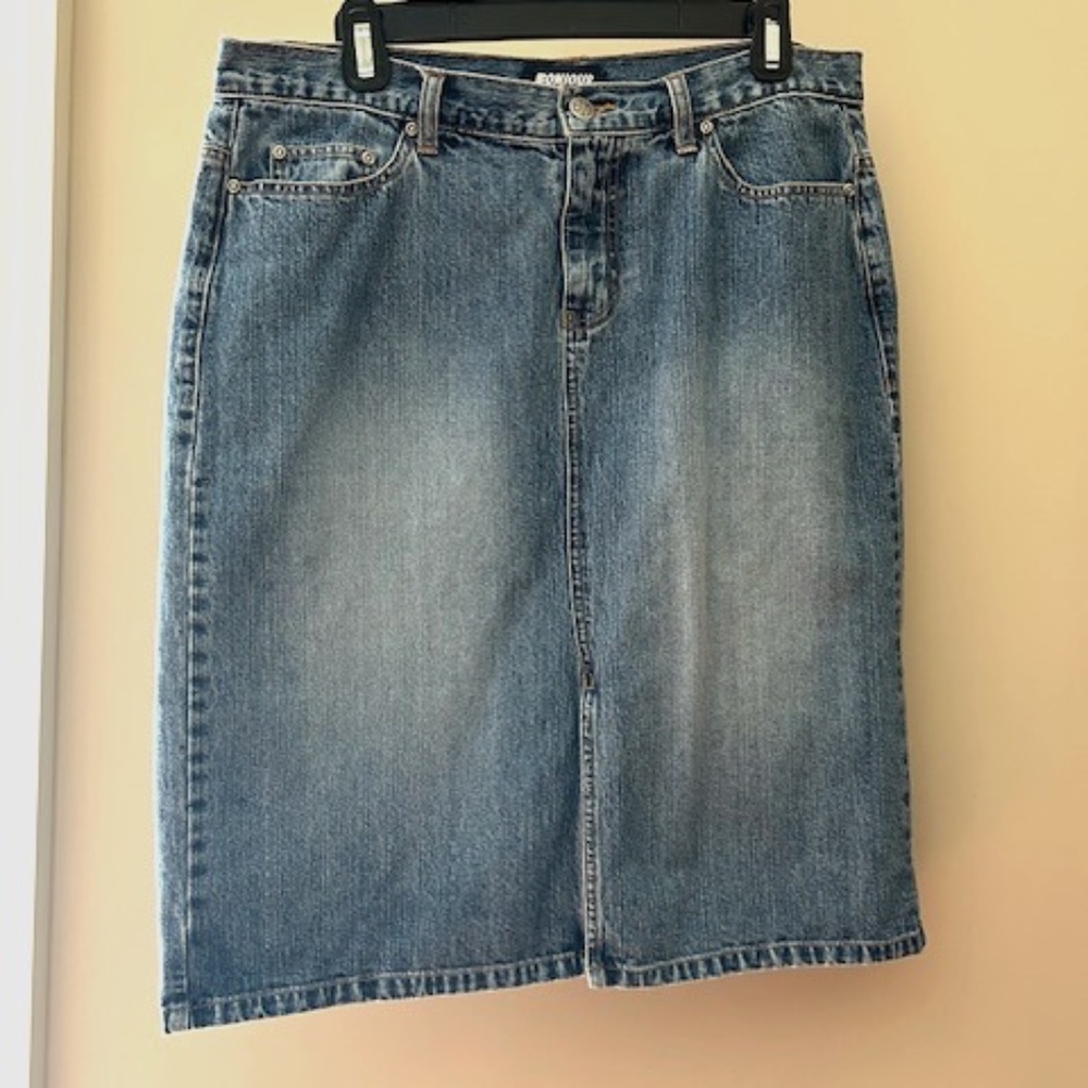Bonjour  "Vintage "Jean Skirt
